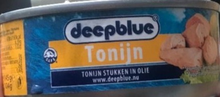 Фото - Тунец кусочки в подсолнечном масле Tuna Thon Deepblue