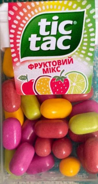 Фото - Тик так клубничный Strawberry Mix Flavoured Sugar Coated Sweets Tic Tac