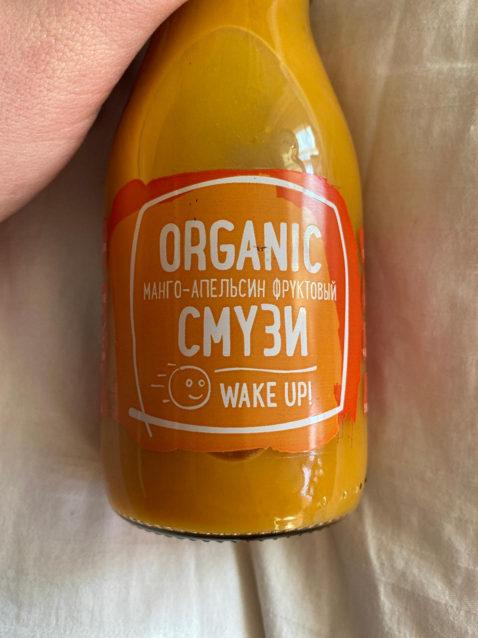 Фото - фруктовый смузи манго-апельсин органический Wake Up!