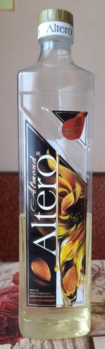 Фото - масло Almond подсолнечное рафинированное дезодорированное с добавлением миндального масла Altero