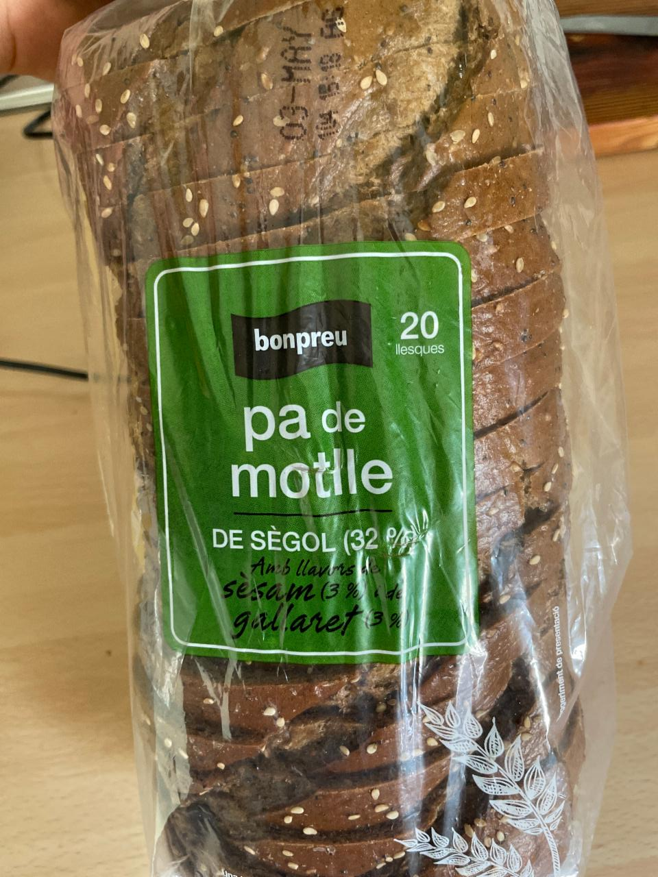 Фото - хлеб зерновой pa de motlle Bonpreu
