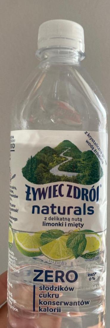 Фото - Напиток безалкогольный негазированный с лаймом и мятой Limonka Mieta Zero Naturals Zywiec Zdroj