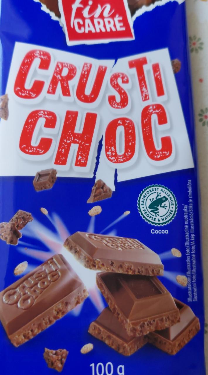 Фото - Шоколад Crusti Choc молочный с воздушным рисом Fin Carre