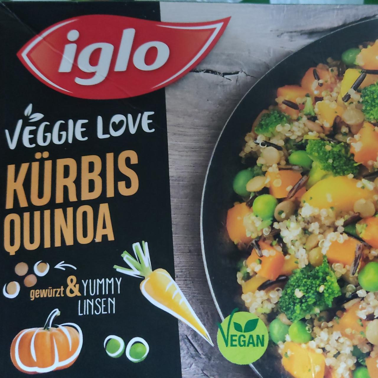 Фото - Veggie Love kürbis quinoa Iglo