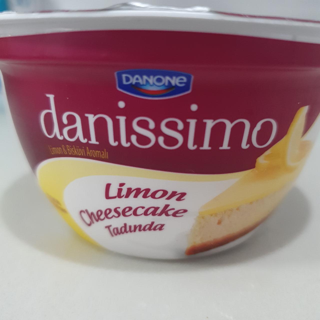 Фото - йогурт со вкусом лимонный чизкейк danissimo Danone