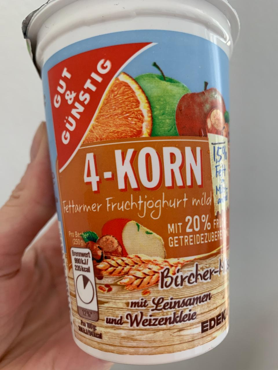 Фото - йогурт с мюсли 4-Korn