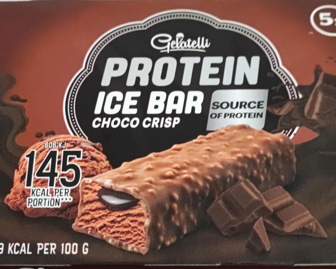 Фото - протеиновое мороженое батончик шоколадное Gelatelli