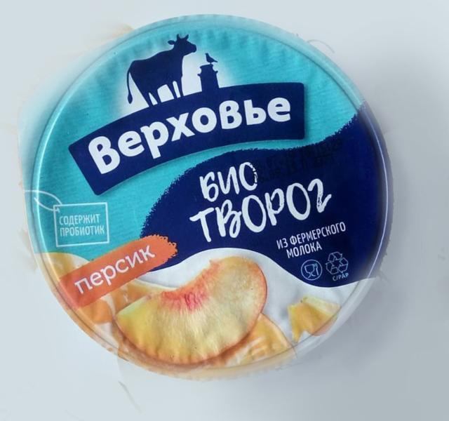 Фото - Биотворог 4.2% персик Верховье