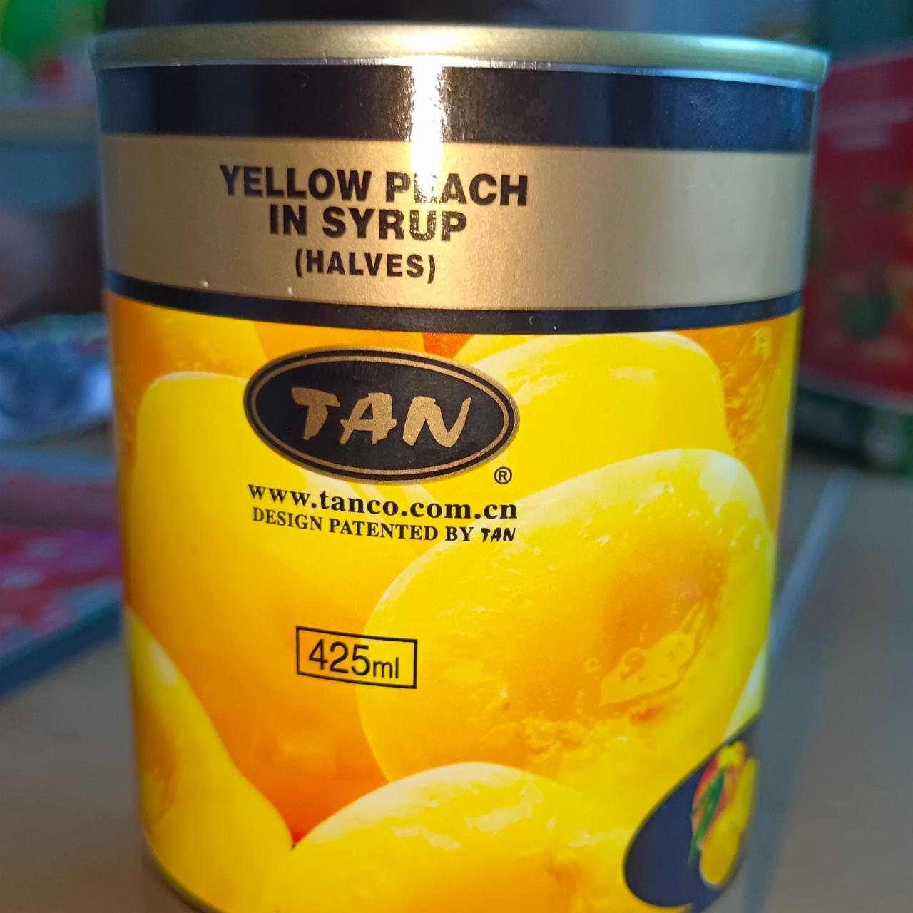 Фото - Персики жёлтые в сиропе TAN