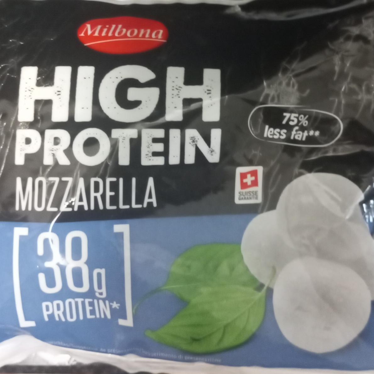 Фото - Сыр мягкий Моцарелла High Protein Minis Milbona