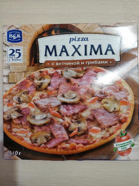 Фото - Pizza 'С ветчиной и грибами' Maxima
