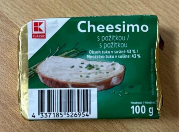 Фото - Сыр плавленый с зеленым луком Cheesimo K-Classic