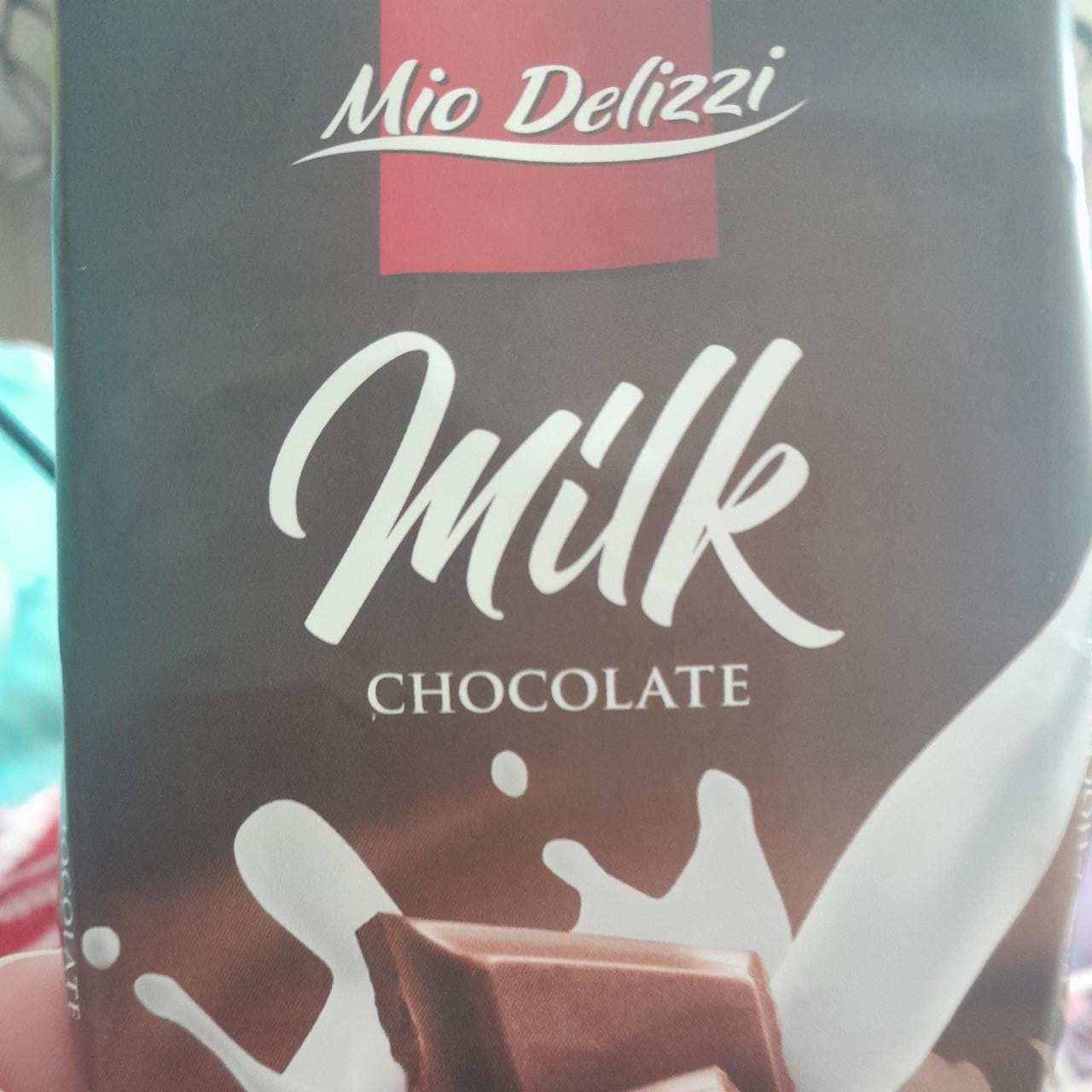 Фото - milk chocolate молочный шоколад Mio Delizzi