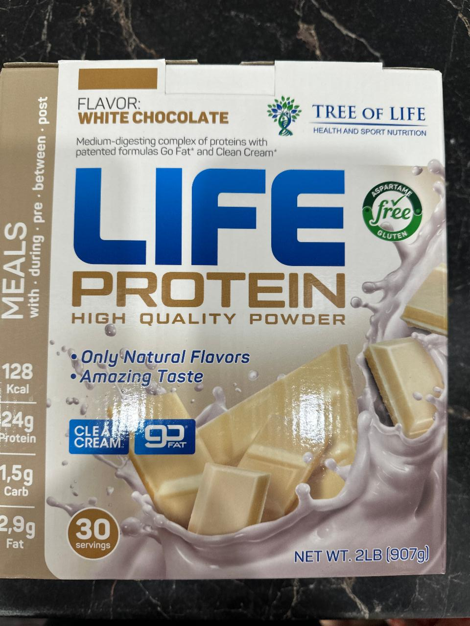 Фото - Протеин со вкусом белого шоколада Life Protein White Chocolate Tree of life