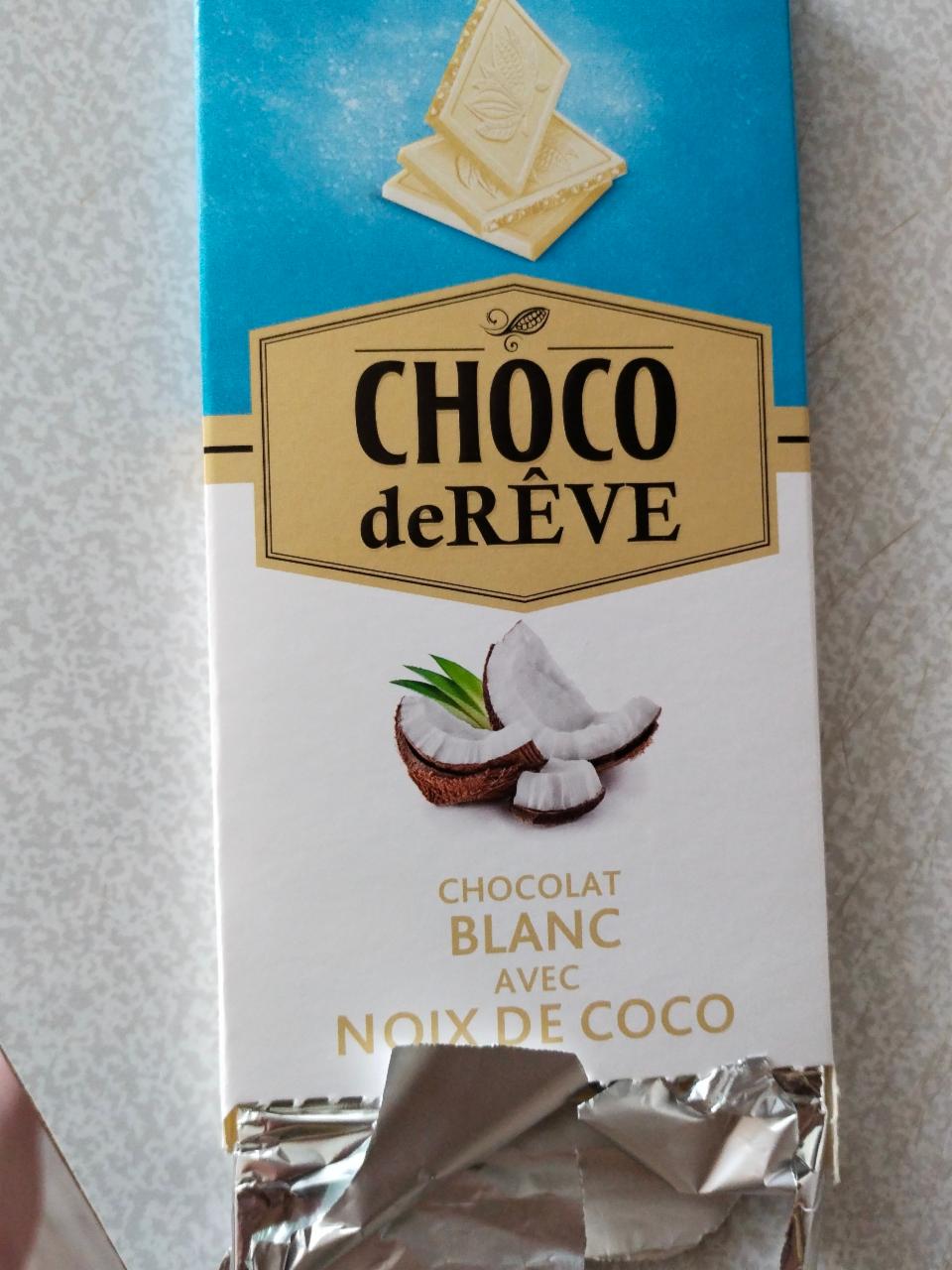 Фото - Белый шоколад с жареным кокосом Choco de Reve
