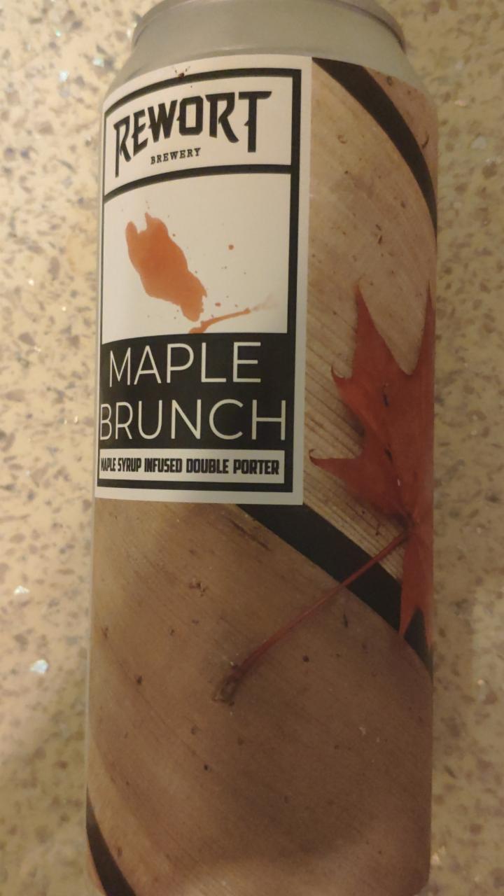 Фото - Пивной напиток maple brunch Rewort