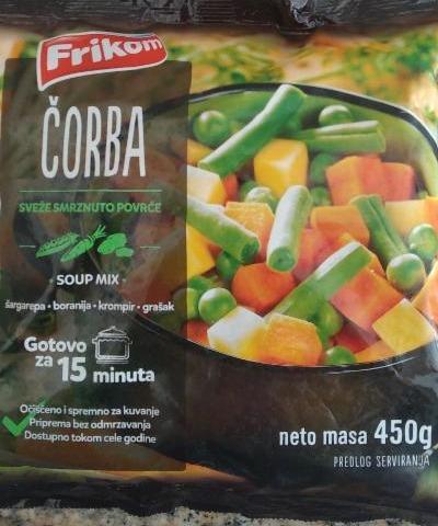 Фото - смесь замороженых овощей для супа Frikom