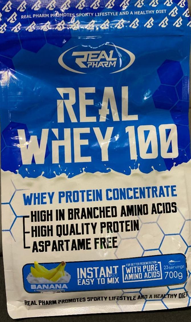 Фото - Протеин Real Whey 100 Protein Concentrate Real Pharm