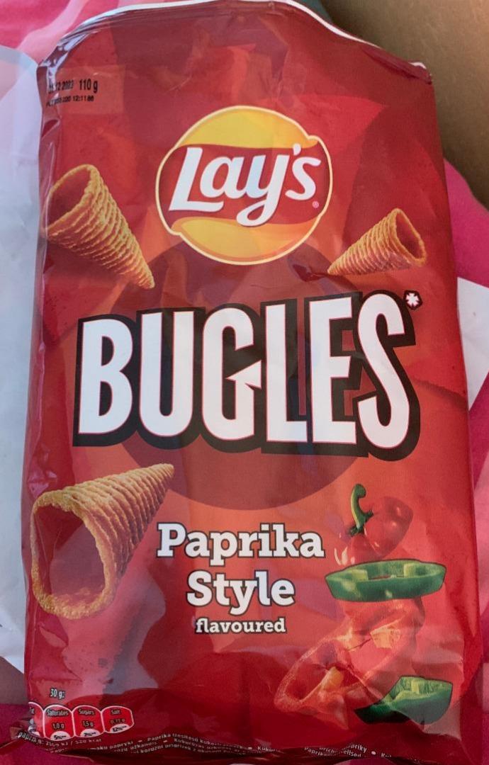 Фото - Bugles paprika кукурузные чипсы с паприкой Lay's