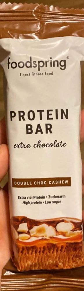 Фото - Протеиновый батончик Protein Bar Extra Chocolate Double Choc Cashew Foodspring