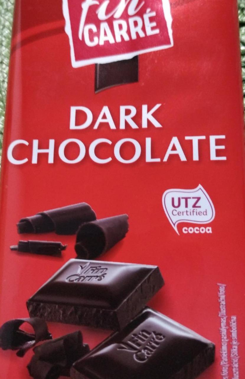 Фото - Шоколад черный классический Fin Carre