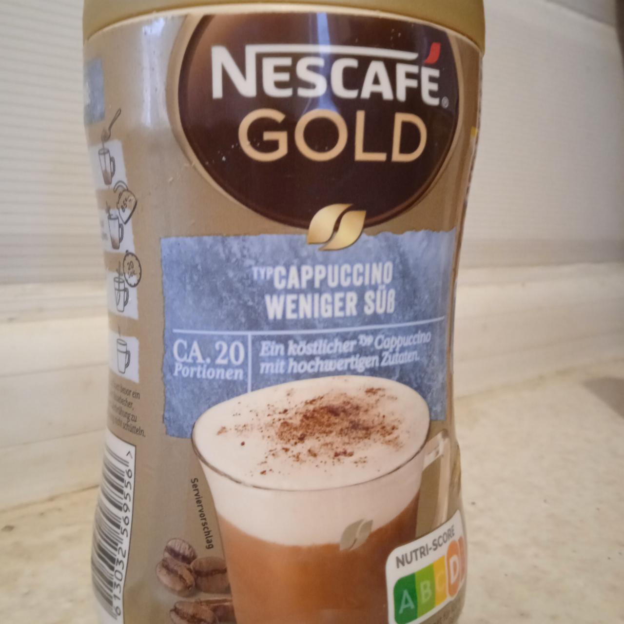 Фото - растворимый кофе капучино Nescafe gold