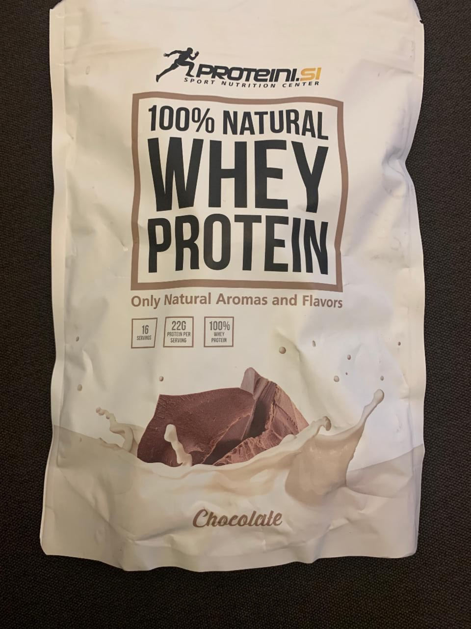 Фото - Протеин Chocolate Whey Protein 100% Natural Proteini Si