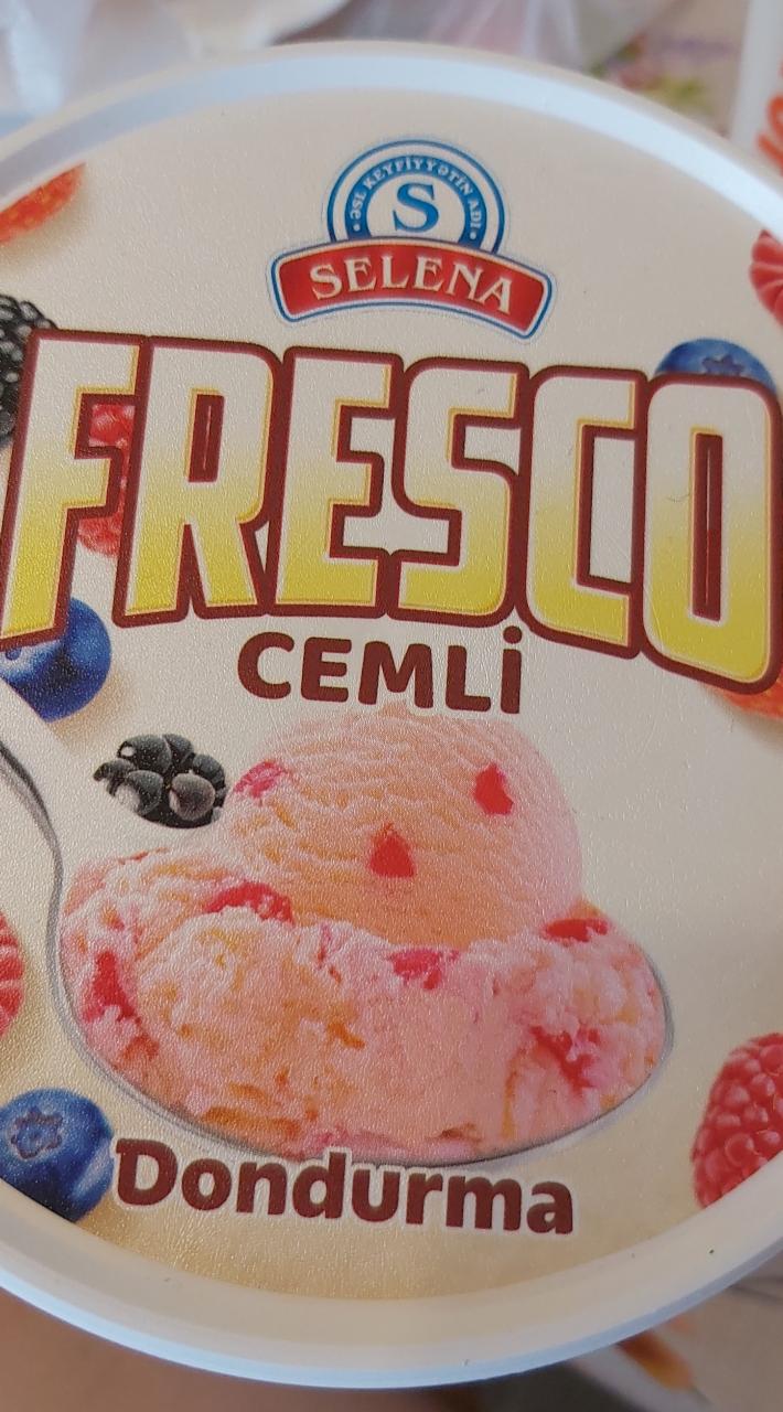 Фото - мороженое Fresco с джемом Dondurma Selena