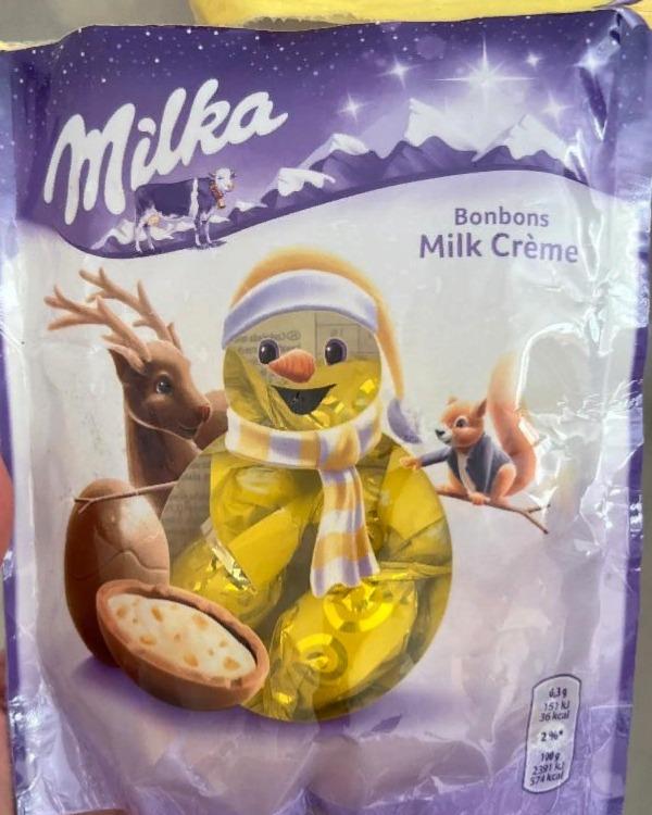 Фото - Шоколадные конфеты с ореховым кремом Bonbons Milk Creme Milka