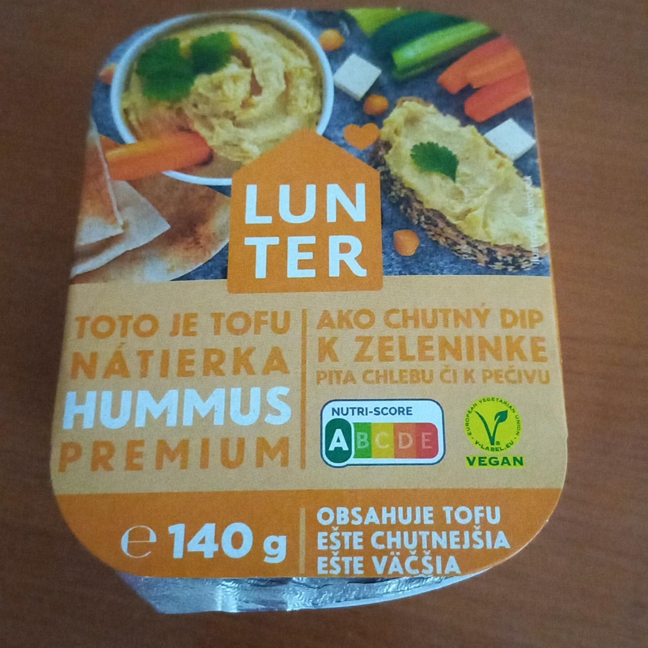 Фото - Tofu nátierka hummus premium Lunter