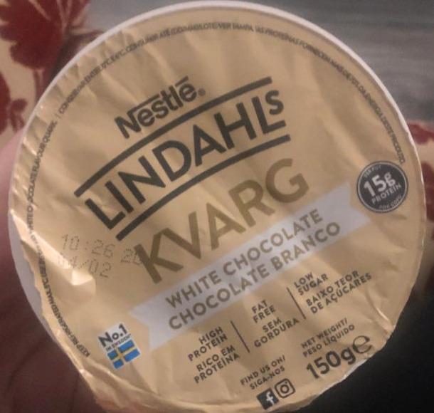 Фото - Йогурт с белым шоколадом Lindahls Kvarg White Chocolate Nestlé
