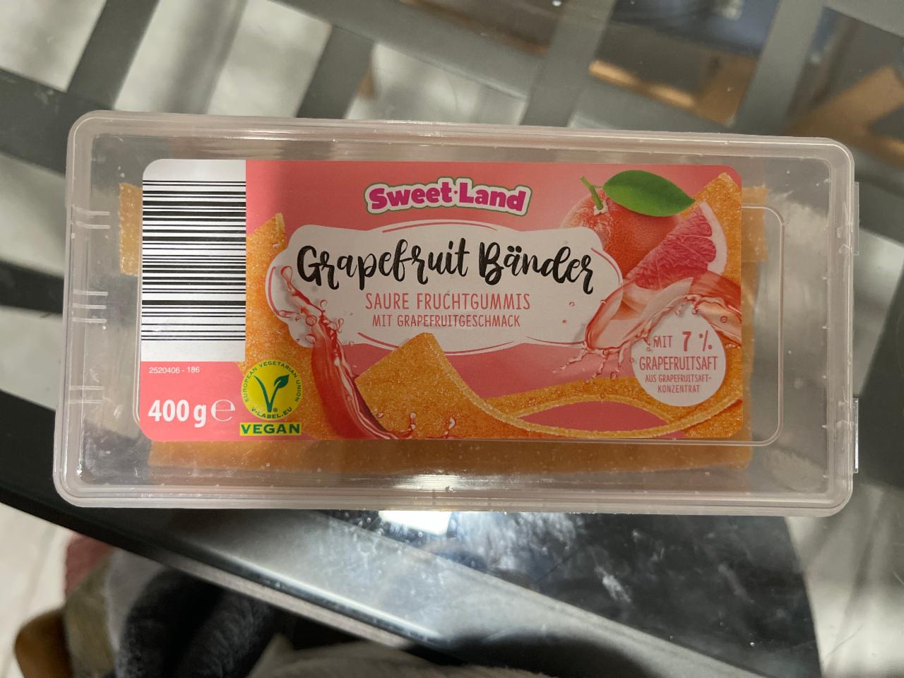 Фото - Жевательные конфеты кислые со вкусом грейпфрута Sweet Land