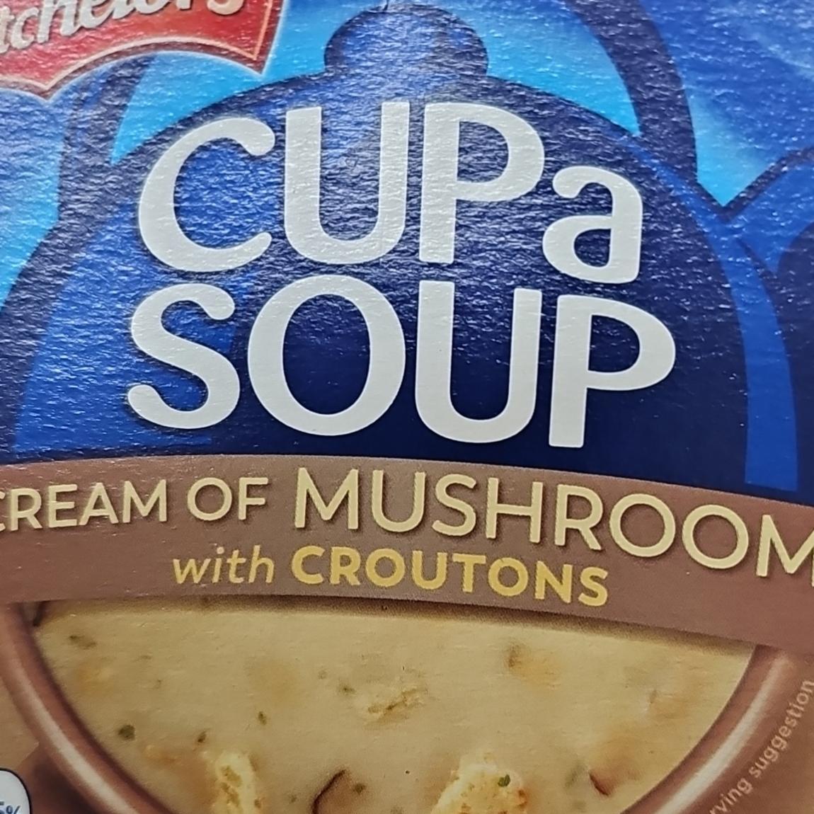 Фото - суп в чашке грибной Batchelors