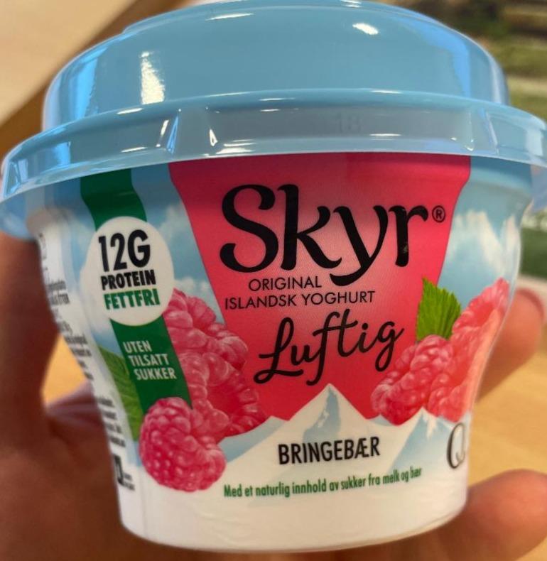 Фото - Yoghurt luftig malina ochucený tvaroh Skyr
