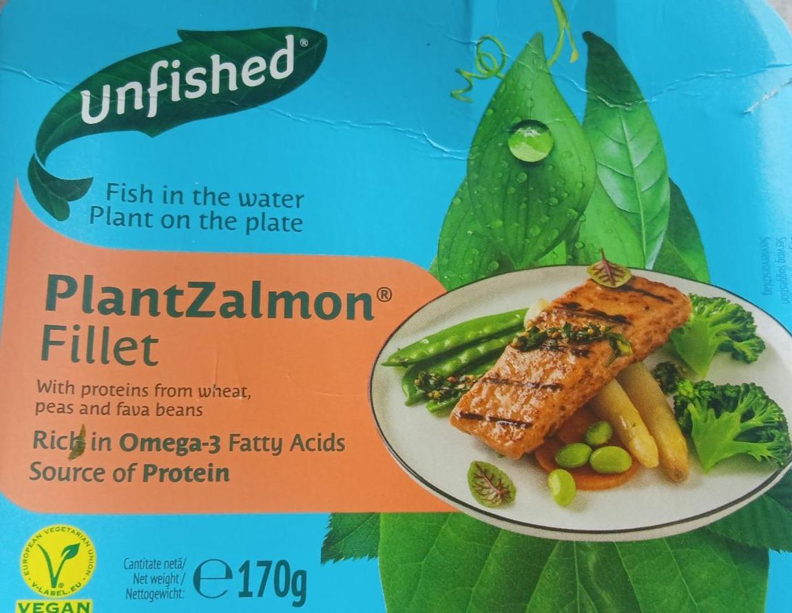 Фото - филе имитация стейка лосося веган рыба plantzalmon Unfished
