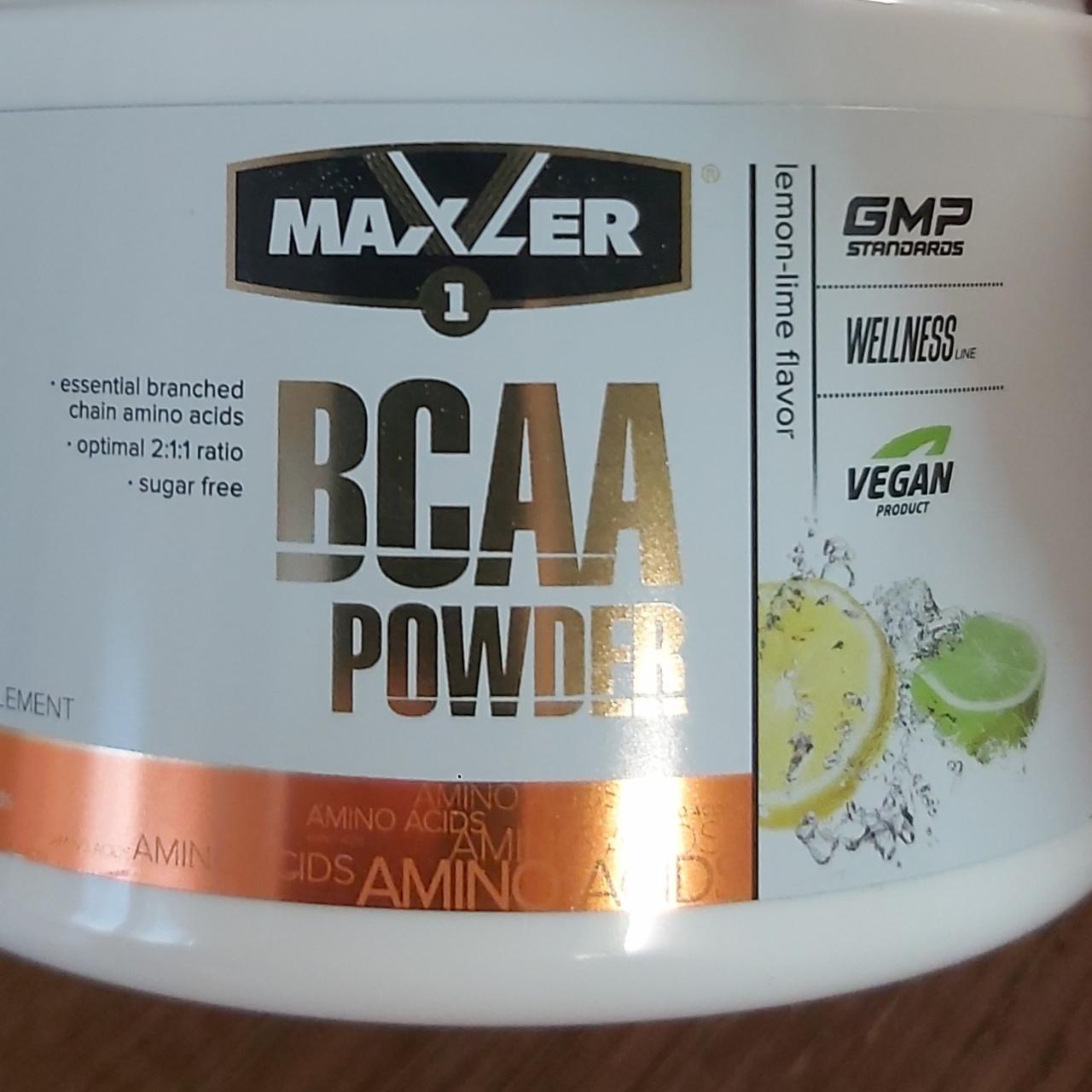 Фото - Аминокислоты BCAA (БЦАА) BCAA Powder Лимон-Лайм Maxler