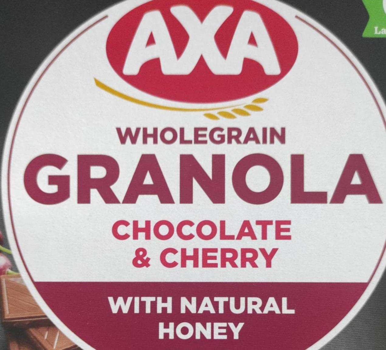 Фото - мюсли шоколад вишня с медом AXA