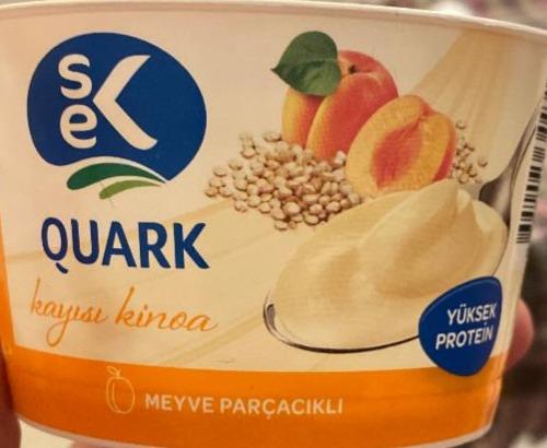 Фото - десерт творожный с персиком и злаками Quark Sek