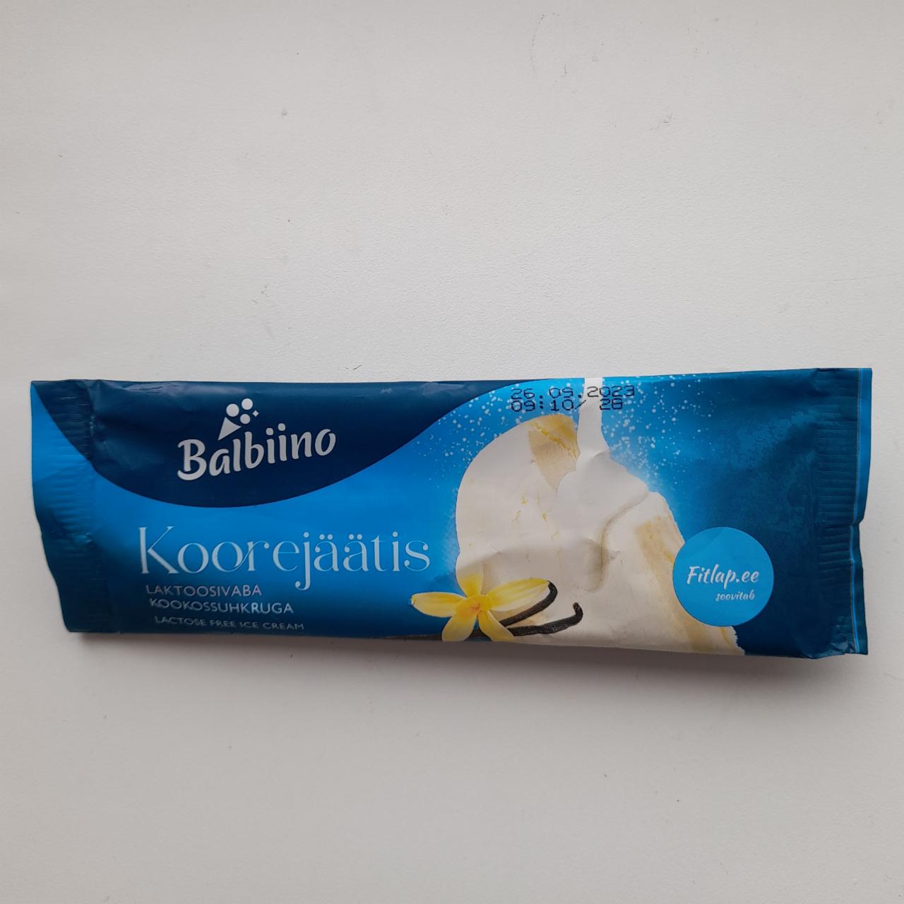 Фото - Безлактозное мороженое с кокосовым сахаром Balbiino