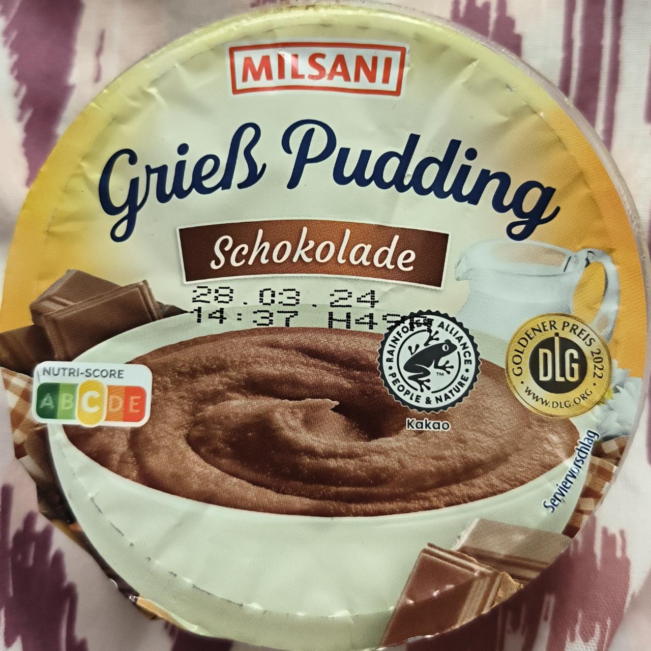 Фото - Grieß Pudding Schokolade Mislani