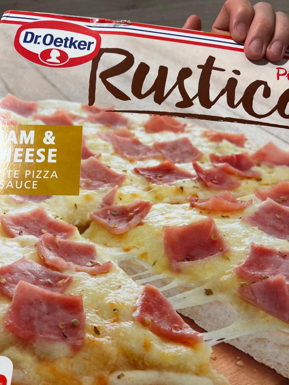 Фото - Pizza Rustica Ham&Cheese Dr.Oetker