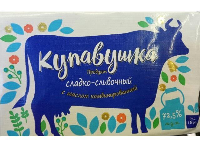 Фото - Продукт сладко-сливочный 'Купавушка' с маслом комбинированный 72,5%