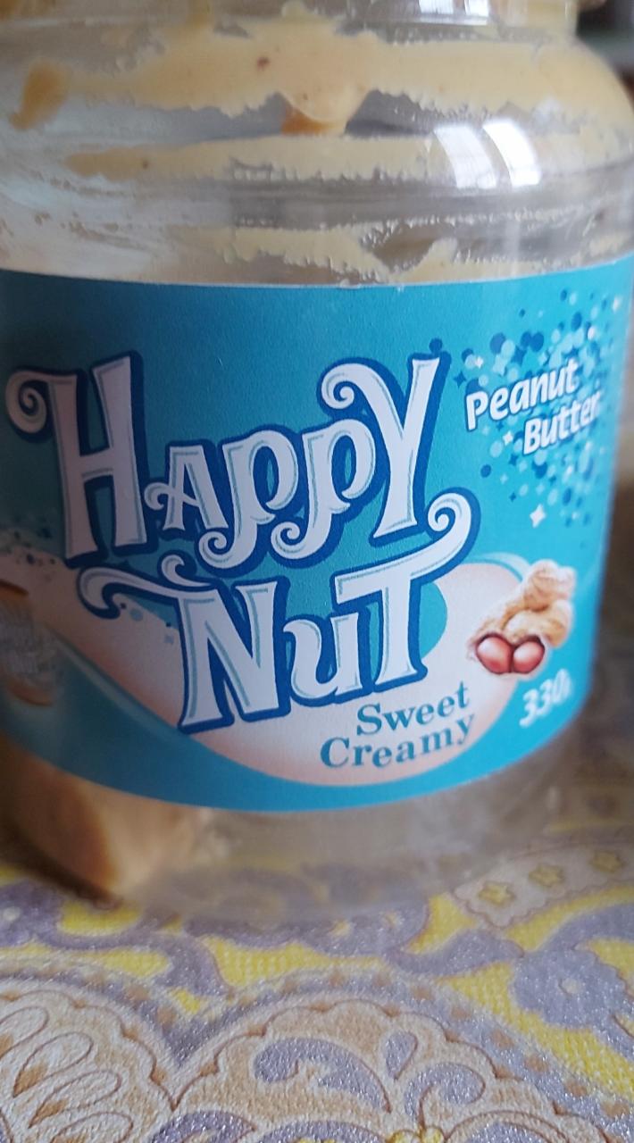 Фото - арахисовая паста натуральная Happy Nut