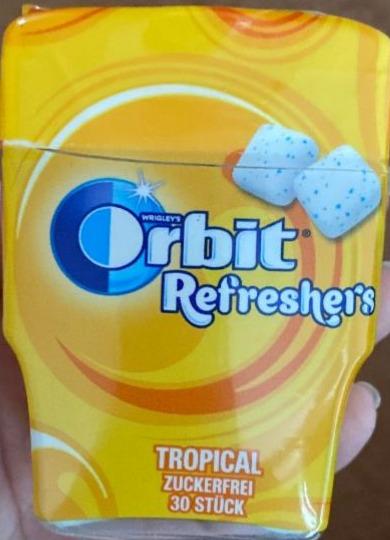 Фото - Жевательная жвачка refreshers tropical Orbit