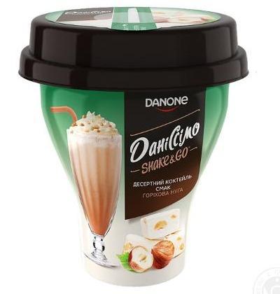 Фото - Йогурт десертный Ореховая нуга 5.2% Shake&Go Даниссимо Danone