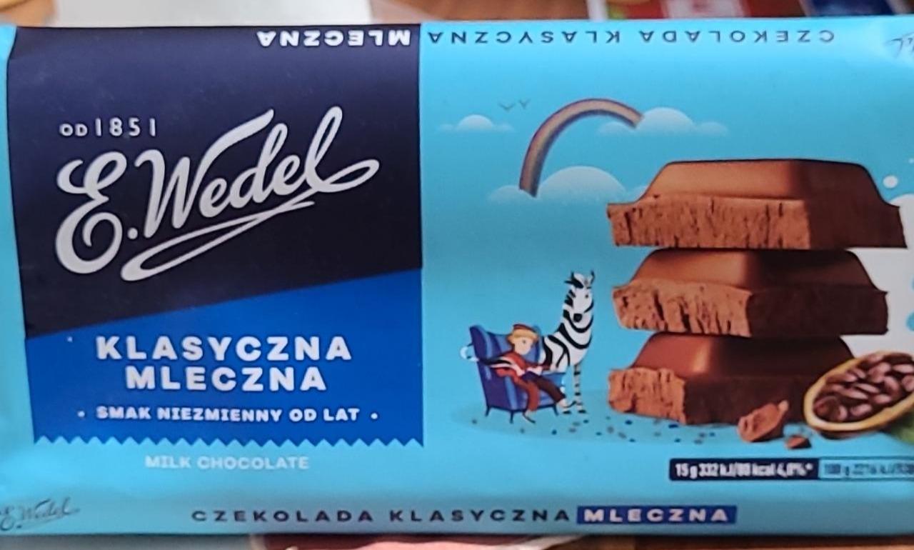 Фото - Шоколад молочный Czekolada klasyczna mleczna E.Wedel