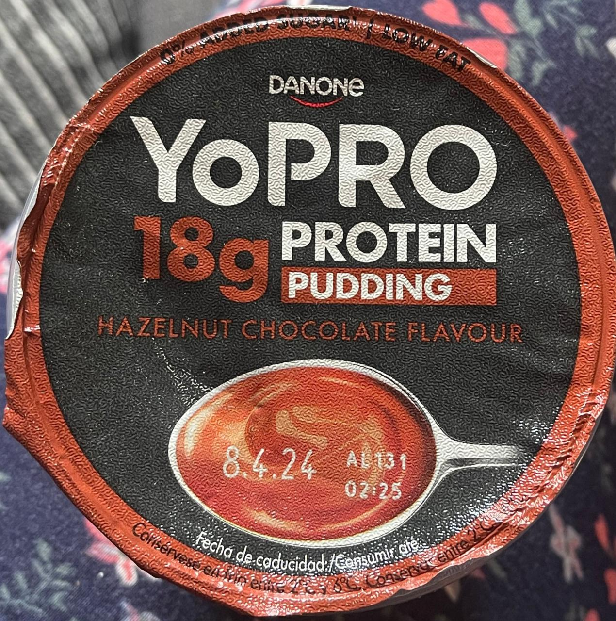 Фото - Протеиновый пудинг фундук-шоколад YoPro Danone