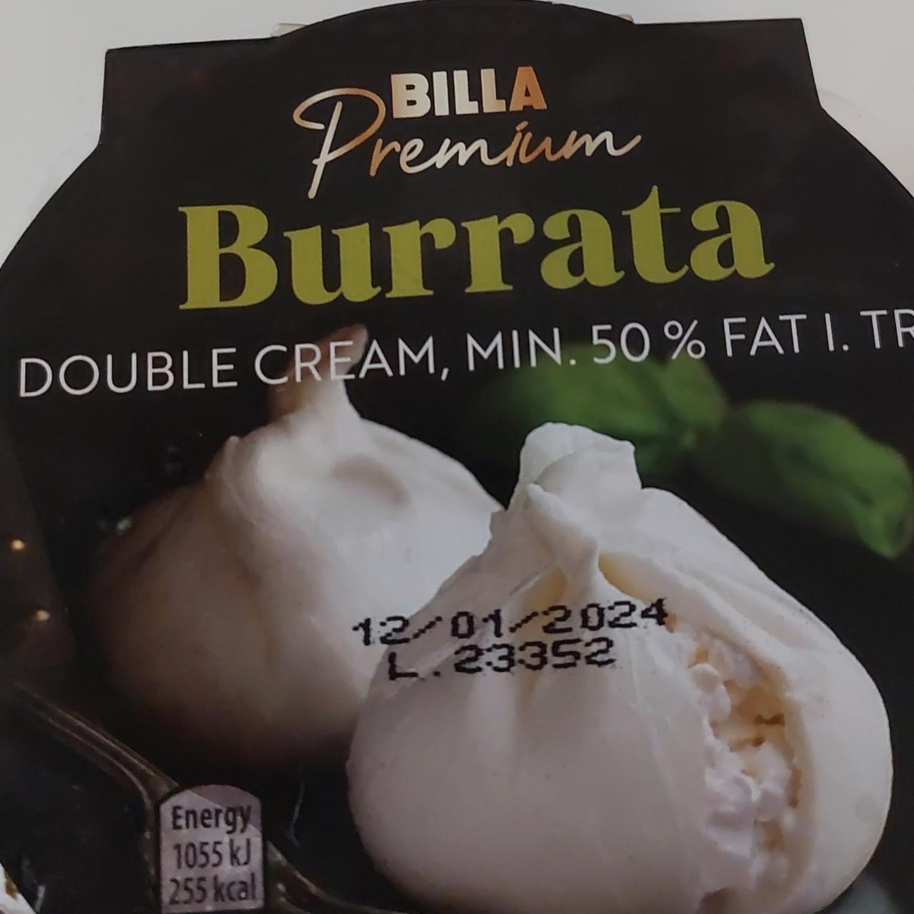 Фото - Burrata double cream Billa Premium