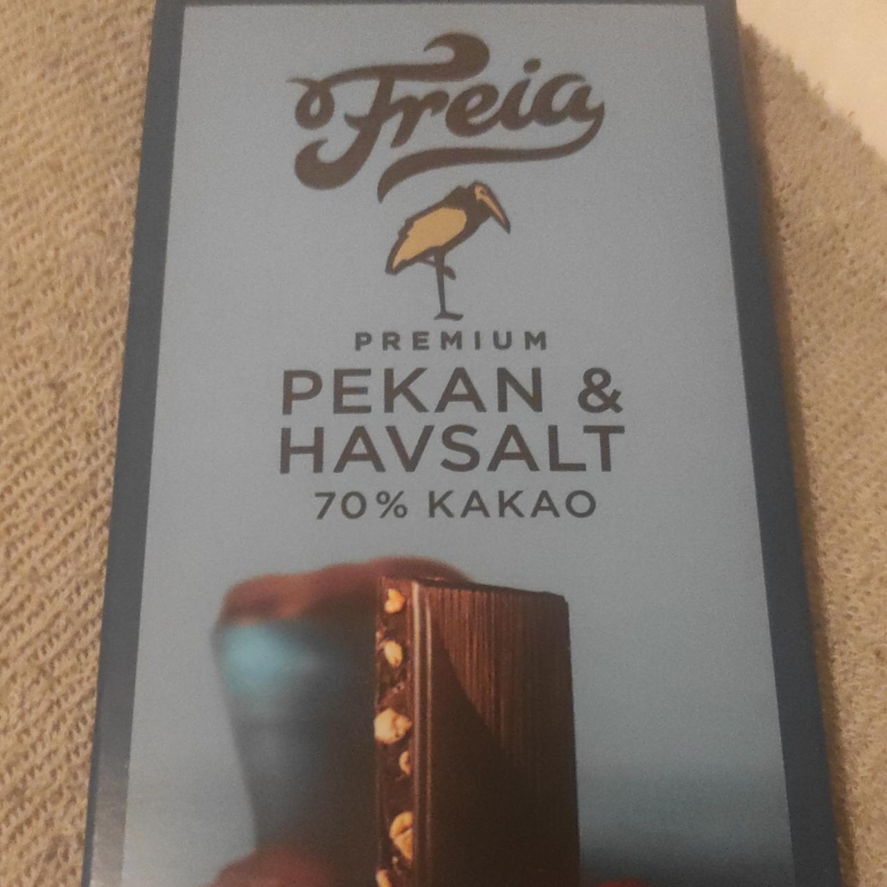 Фото - Шоколад с солью Premium Tynn 70% Pekan&Havsalt Freia
