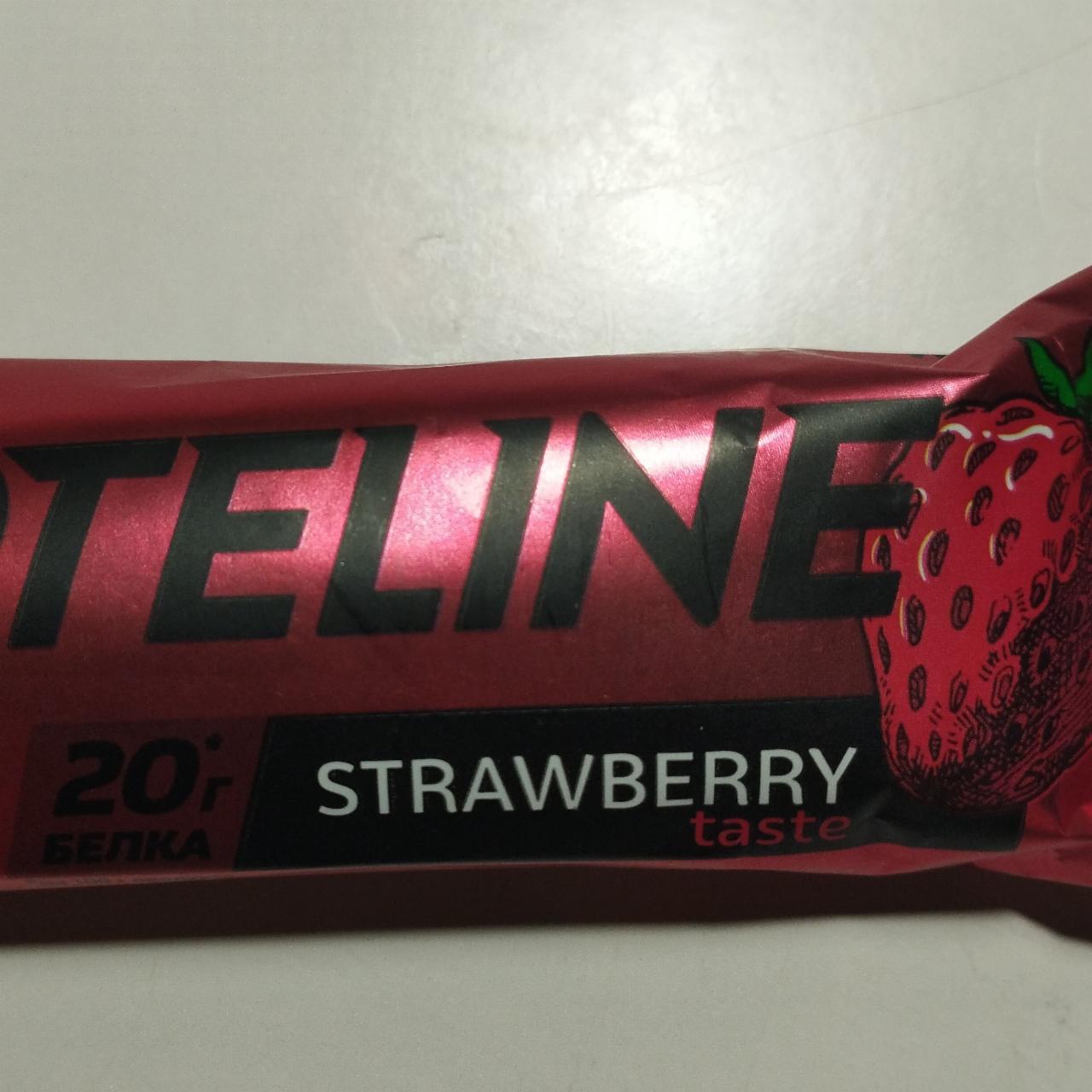 Фото - Батончик со вкусом клубники Strawberry Proteline